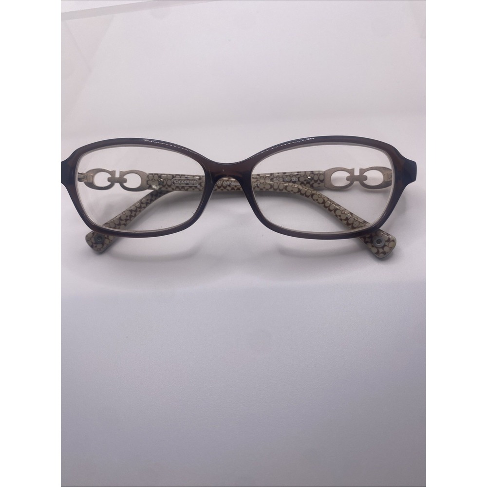 Coach Eyeglasses Women FRAMES ONLY HC 6017 Vanessa 52-15-135 Brown 415 - Picture 7 of 16